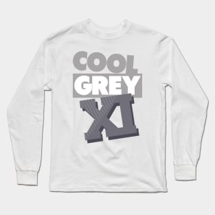 Cool Grey 11 Art 1 Long Sleeve T-Shirt